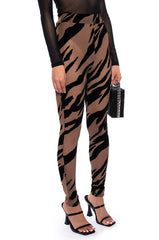 KAMI ANIMAL PRINT SLEEVELESS BODYSUIT