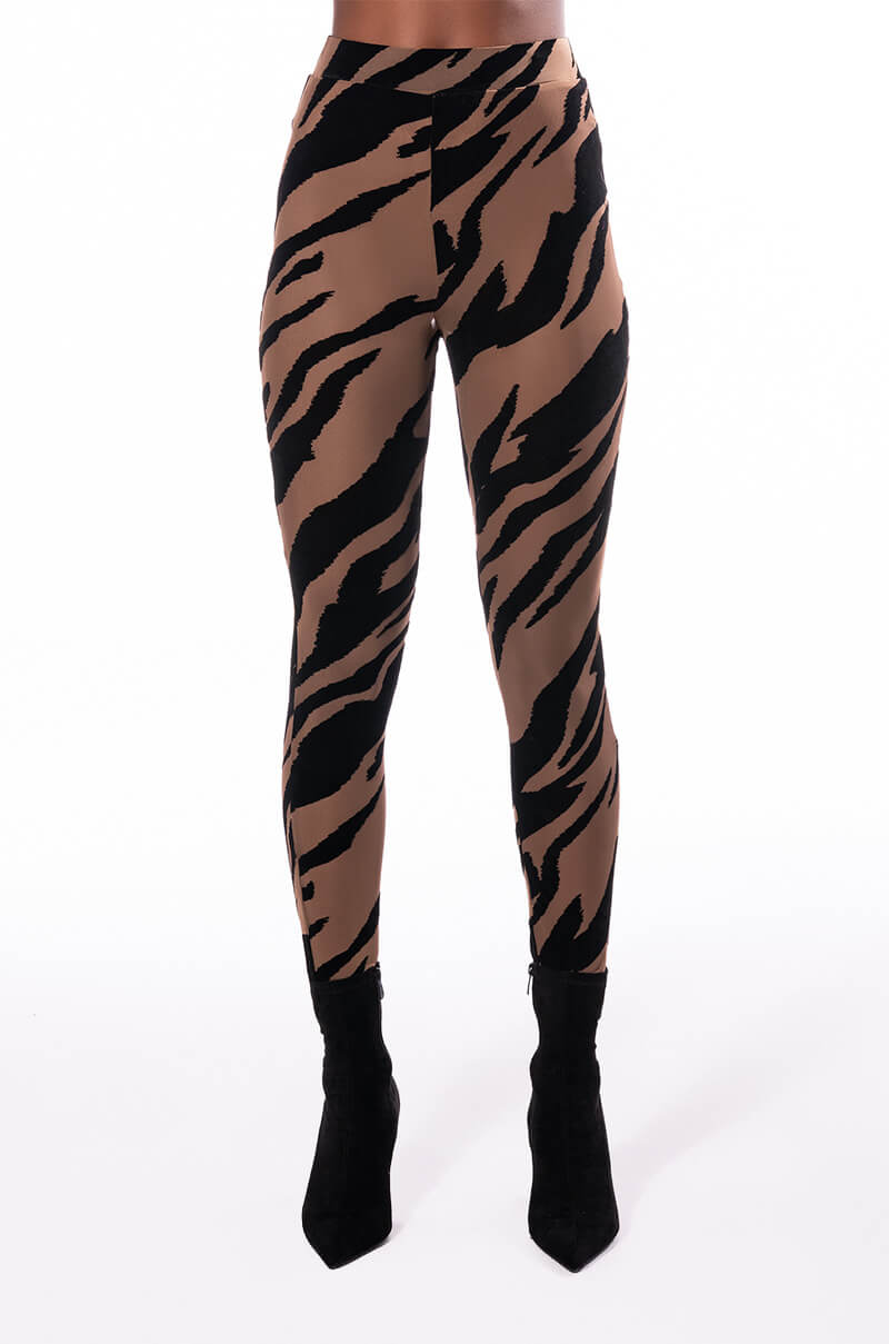 KAMI ANIMAL PRINT SLEEVELESS BODYSUIT