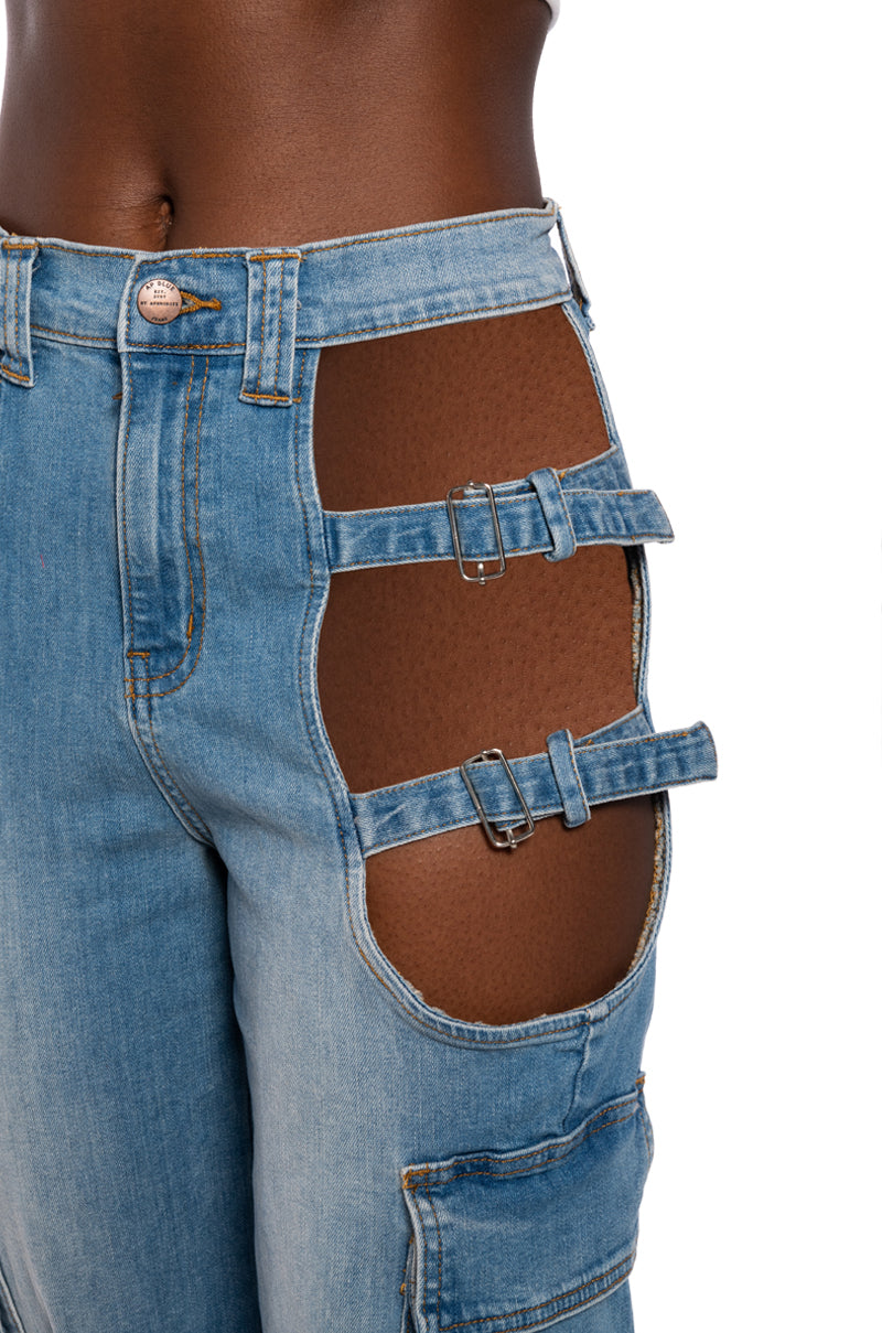 GIRLS JUST WANNA HAVE FUN DENIM JEANS