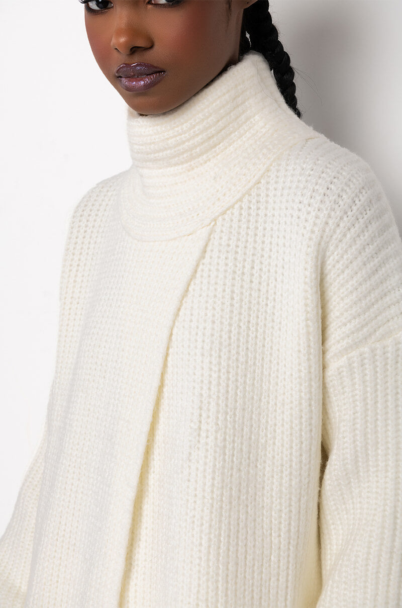 PHOEBE CHUNKY KNIT LONG SWEATER