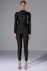 GIVE YOU A CHANCE ZIP UP CATSUIT