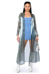 GIVING POPSTAR DENIM MINI DRESS