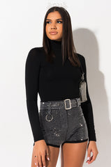 SEXY RHINESTONE FASHION SHORT