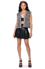 GLAM LIFE ONLY GEM SWEATER VEST