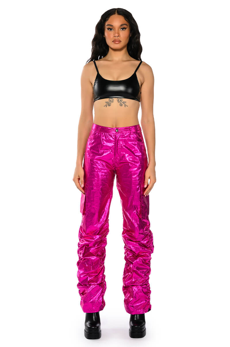GLIMPSE OF MAGIC RELAXED METALLIC PANT