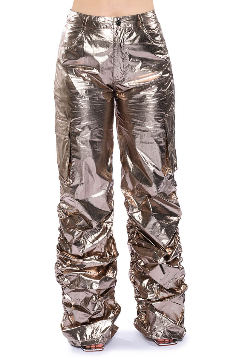 GLIMPSE OF MAGIC RELAXED METALLIC PANT