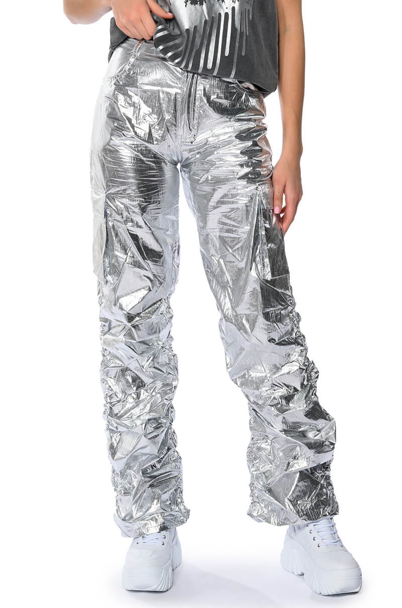 GLIMPSE OF MAGIC RELAXED METALLIC PANT