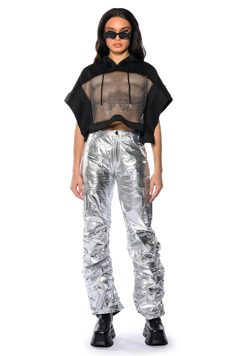 GLIMPSE OF MAGIC RELAXED METALLIC PANT