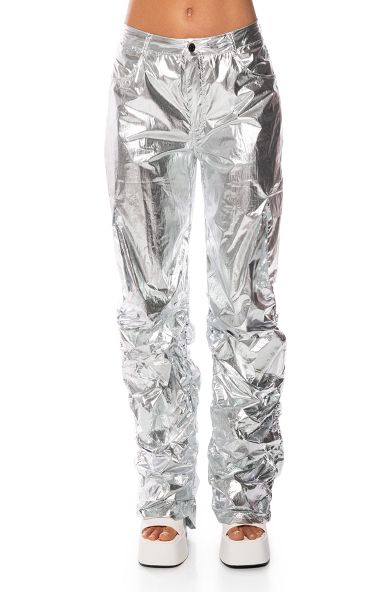 GLIMPSE OF MAGIC RELAXED METALLIC PANT