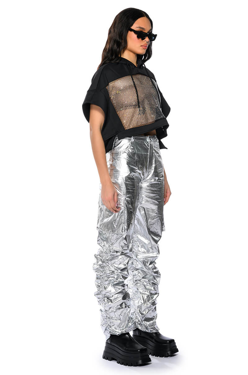 GLIMPSE OF MAGIC RELAXED METALLIC PANT
