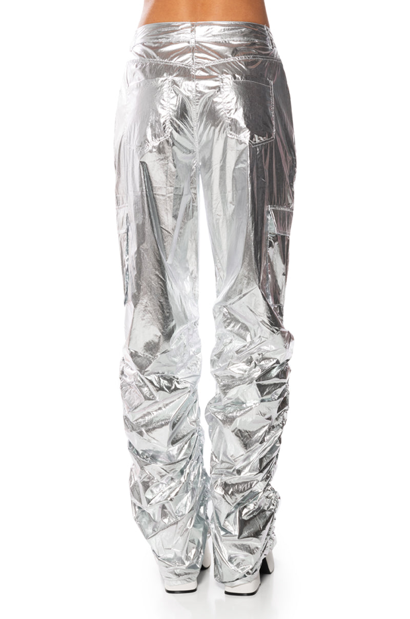 GLIMPSE OF MAGIC RELAXED METALLIC PANT