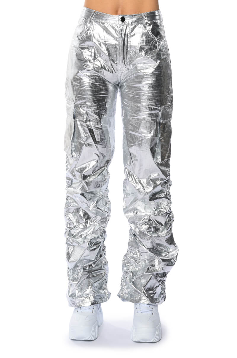 GLIMPSE OF MAGIC RELAXED METALLIC PANT