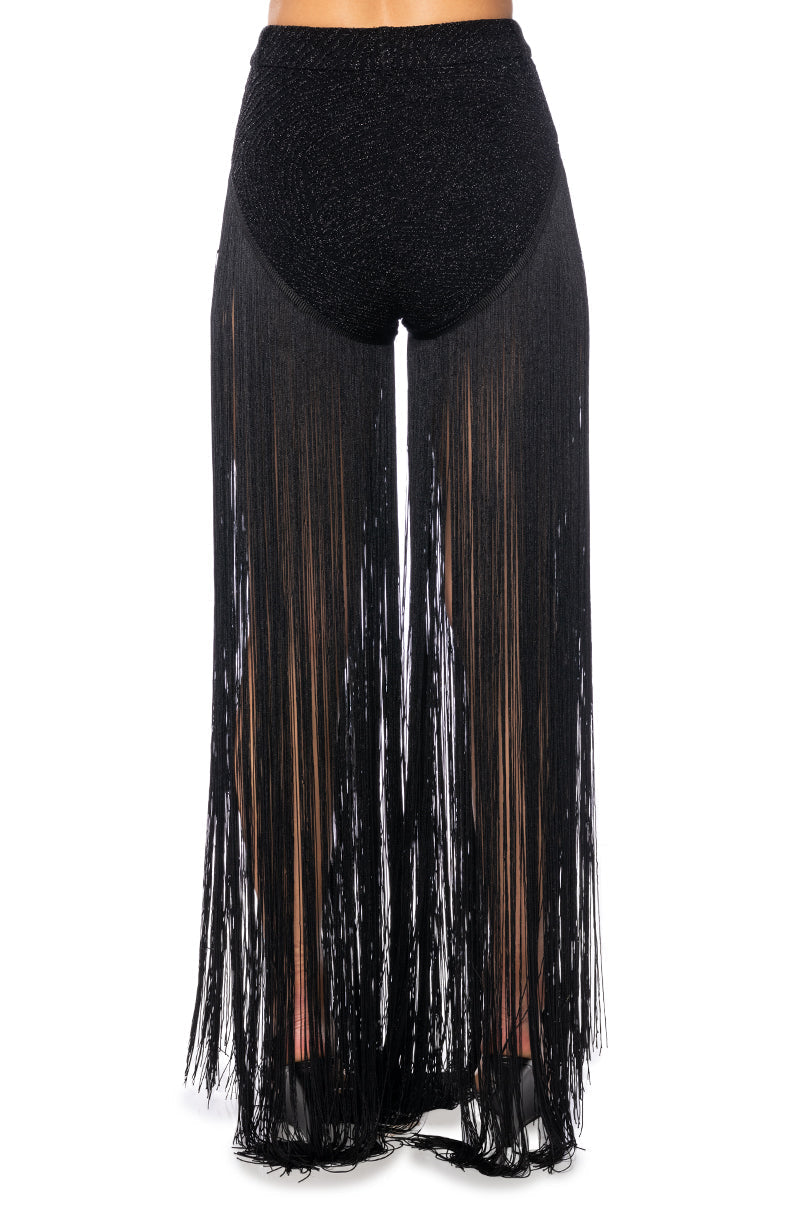 GLIMPSE OF ME FRINGE SHORTS