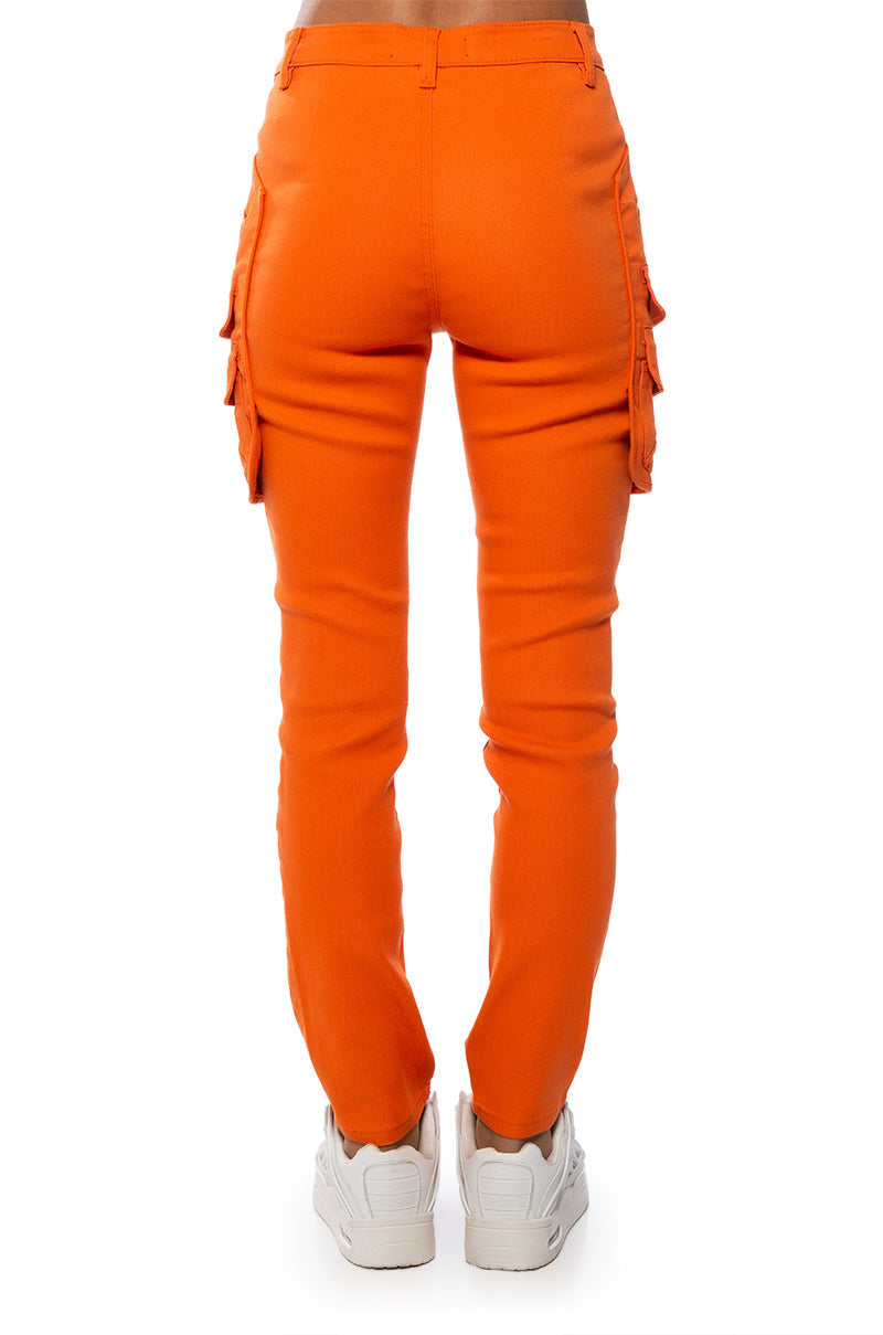 GO HARD CARGO POCKET SKINNY LEG PANT