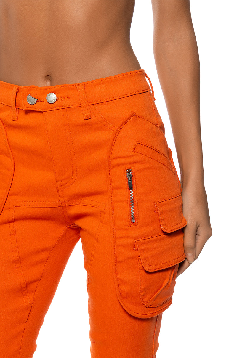 GO HARD CARGO POCKET SKINNY LEG PANT