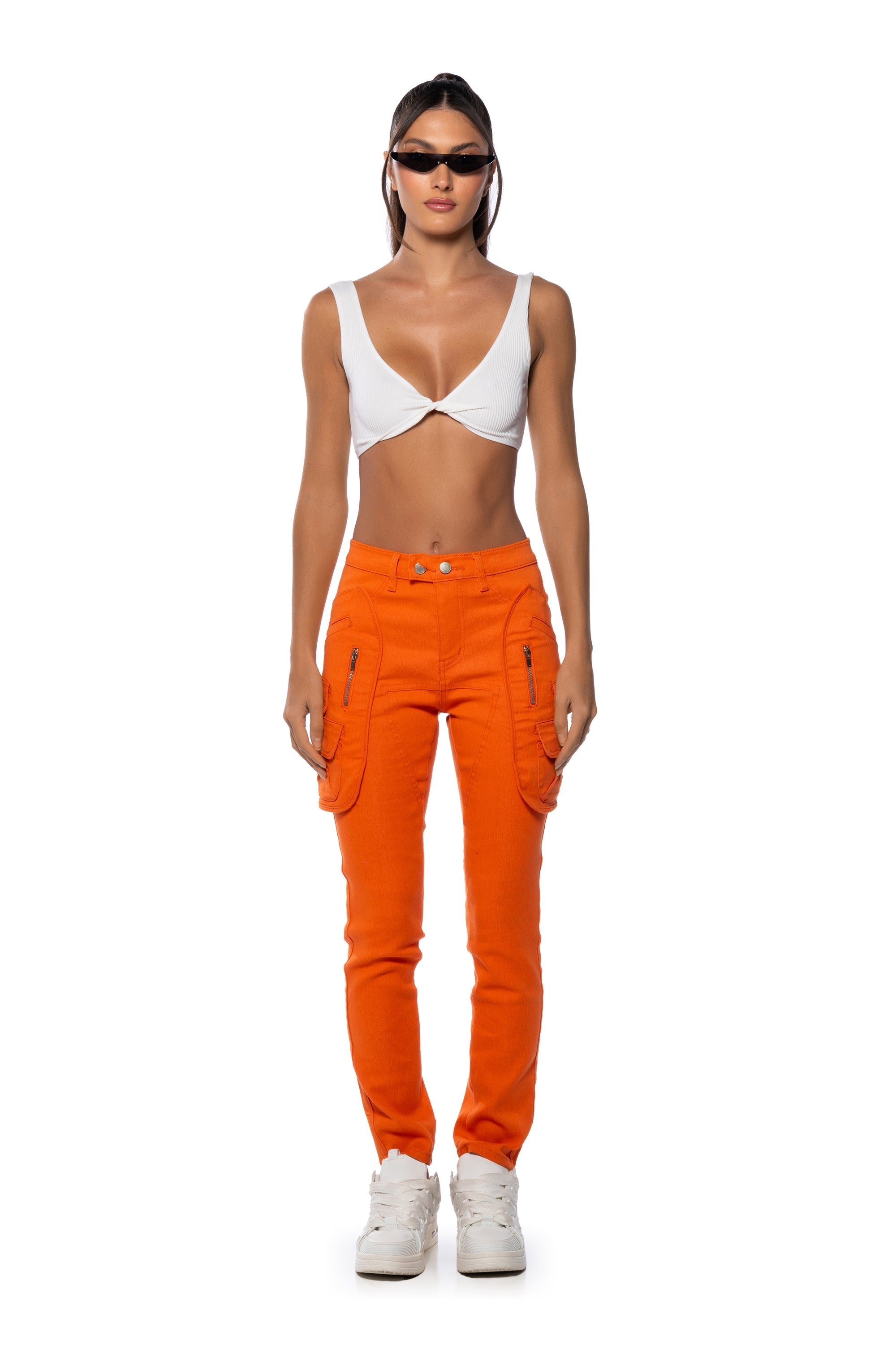 GO HARD CARGO POCKET SKINNY LEG PANT