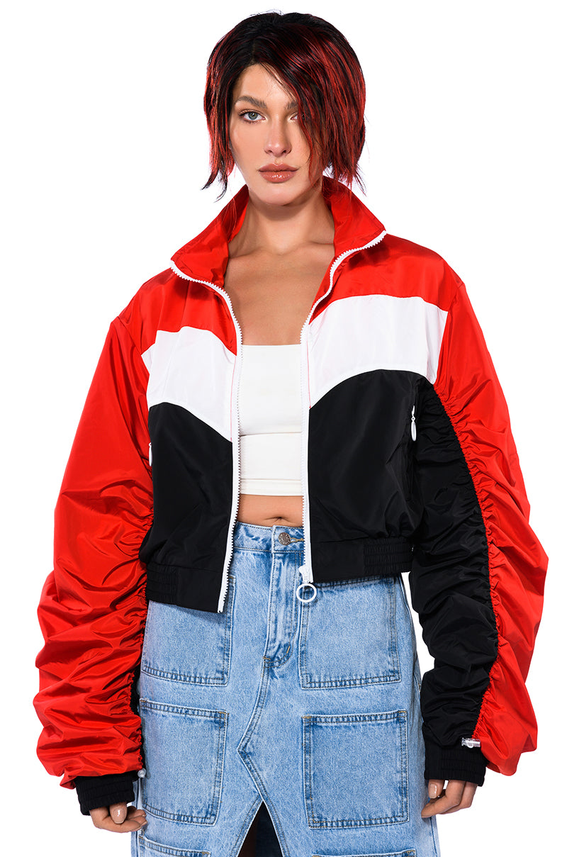 GOLD MEDAL SPORTY BOMBER