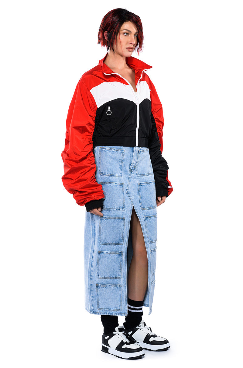 GOLD MEDAL SPORTY BOMBER