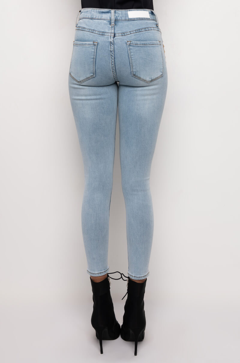 GOLDEN HOUR SKINNY JEANS WITH PEARLS