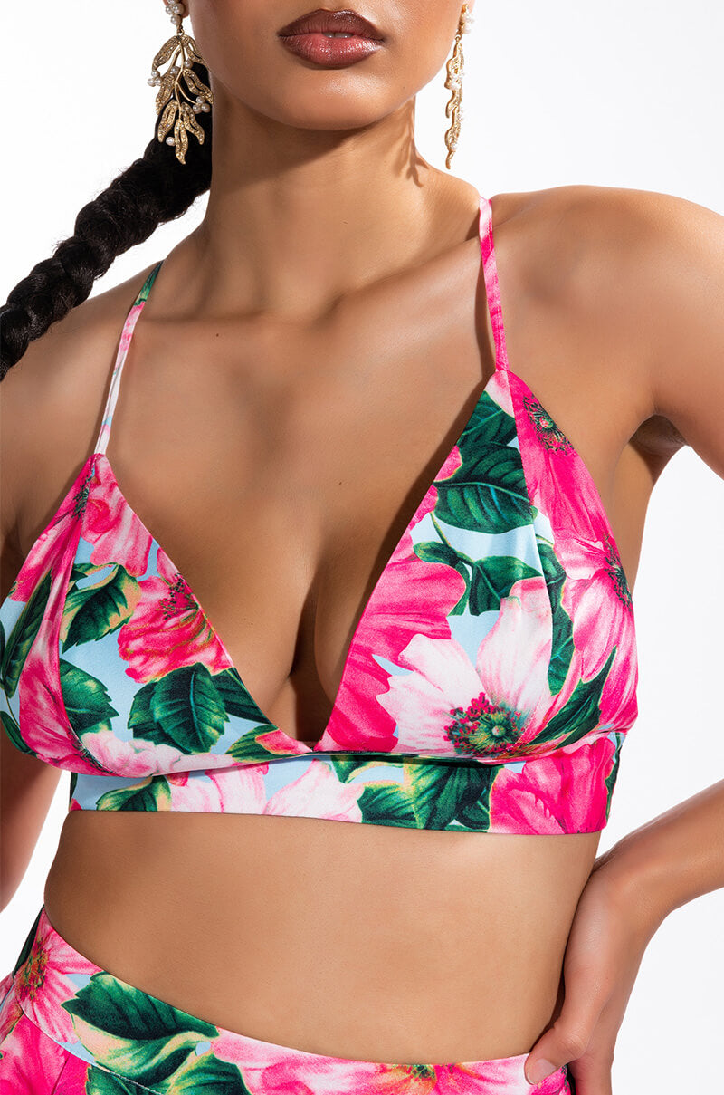 GOOD TO ME FLORAL BRALETTE