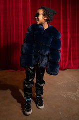 GOT IT FROM MY MAMA FAUX FUR JACKET