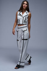 HAMPTONS TRIMMED TROUSER