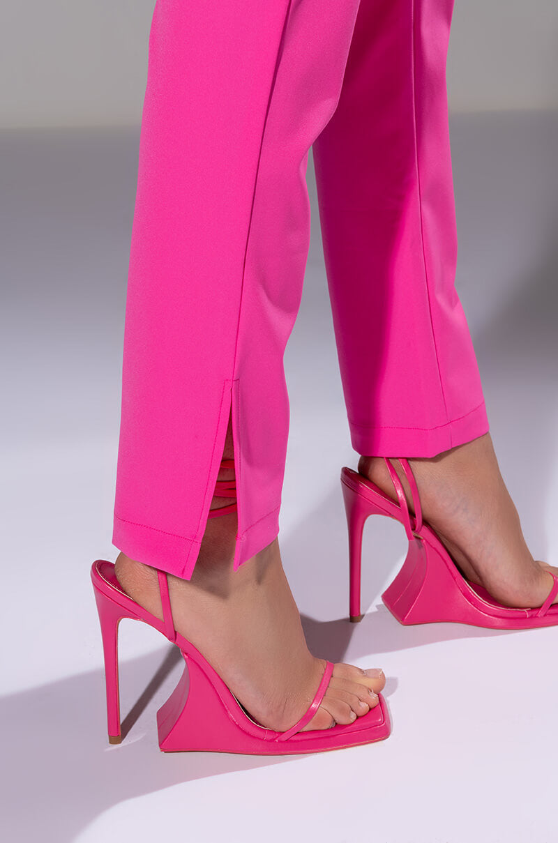 HANSEL HIGH RISE PANTS WITH SLITS