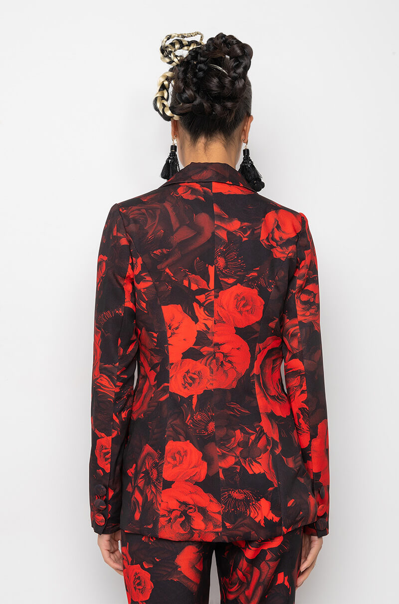 HARD TO HANDLE FLORAL BLAZER