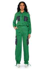 HATTIE CONTRAST PULL ON PANTS