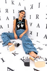 HAVE A NICE DAY EMBELLISHED GRAPHIC TANK TOP