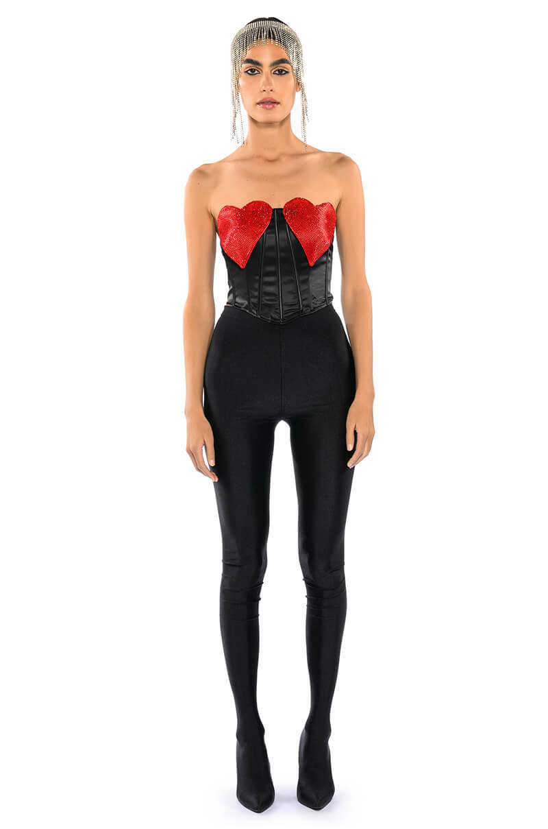 HEART ON FOR YOU CORSET TOP