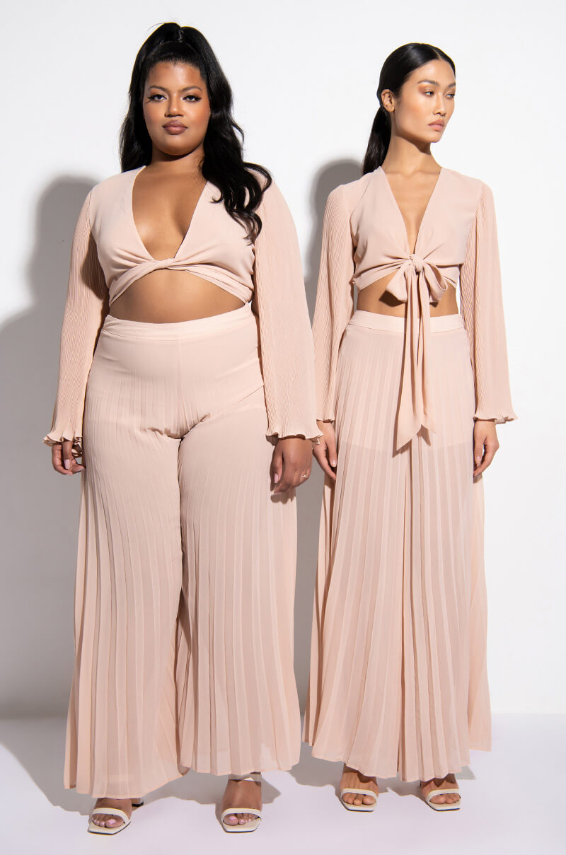 HEAVENS GATE PLEATED PALAZZO PANT