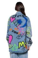 HEAVY HITTER OVERSIZED DENIM JACKET