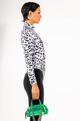 HERE KITTY KITTY LONG SLEEVE MOCK NECK CHEEKY BODYSUIT