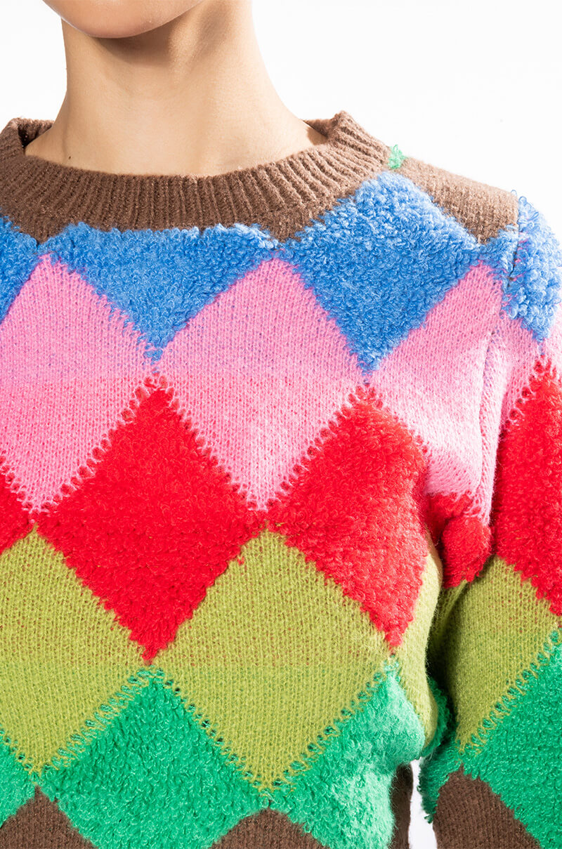 HIDEAWAY PATTERNED SWEATER