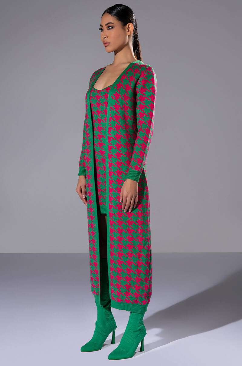 HIGHER LOVE FULL LENGTH CARDIGAN