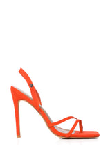 HOE DOWN TWO PIECE SANDAL IN ORANGE