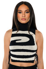 HOLD MY HEART TURTLE NECK TANK TOP