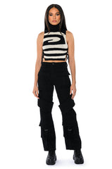 HOLD MY HEART TURTLE NECK TANK TOP