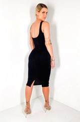 HOLDIN ME TIGHT MIDI DRESS