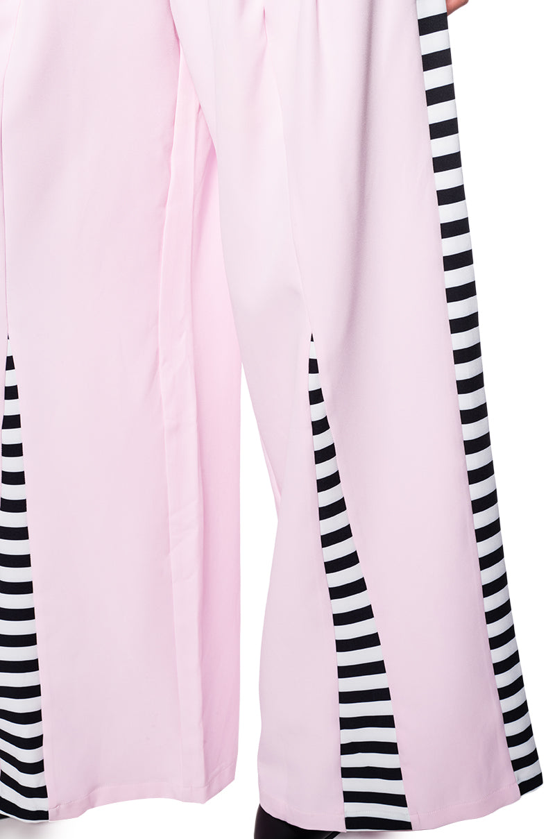HOT GIRL STRIPED STATEMENT TROUSER