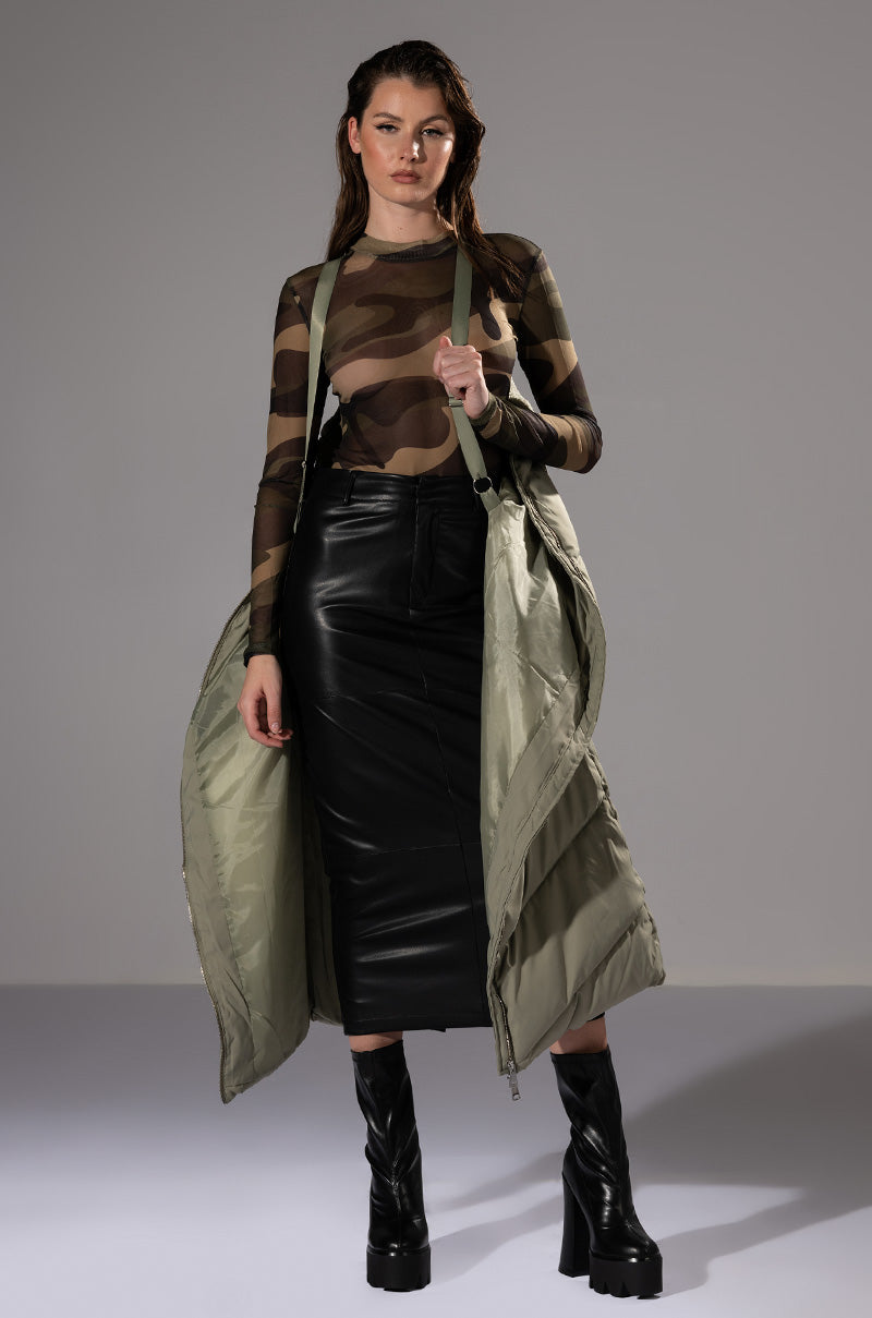 HOT TODDY SHERPA LINED PUFFER