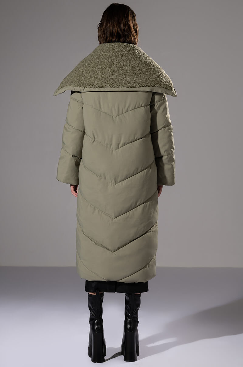 HOT TODDY SHERPA LINED PUFFER