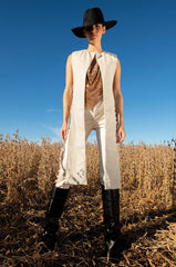 HOW I DO COWL NECK RHINESTONE TOP
