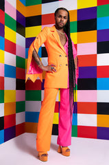 I AM ME KAZJUAN TWO TONE BLAZER DRESS