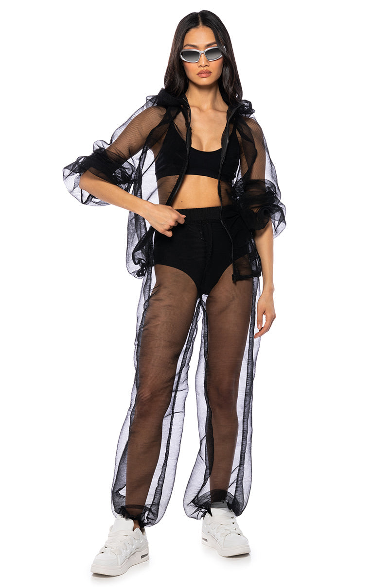 I DREAM OF JEANIE MESH ZIP UP JACKET