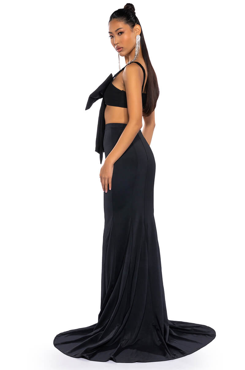 I PUT A SPELL ON YOU FITTED MAXI SKIRT