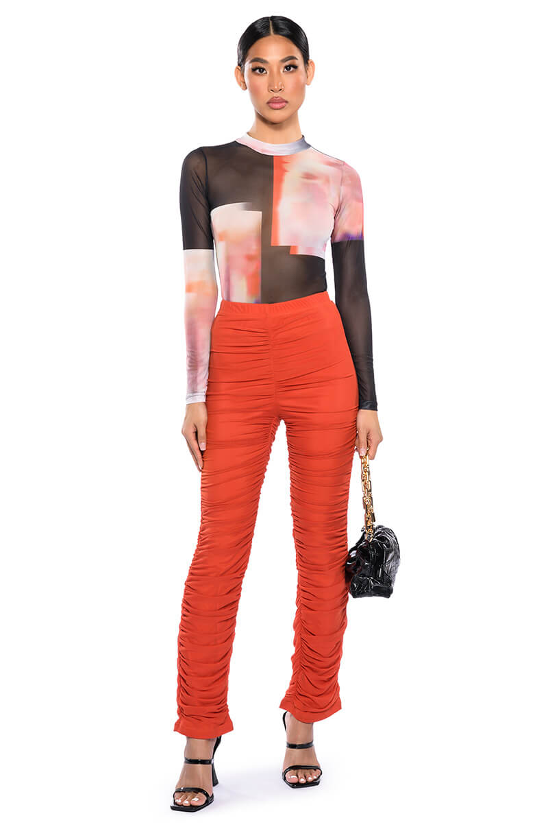 I WIN AGAIN STACKED WIDE LEG LEGGINGS