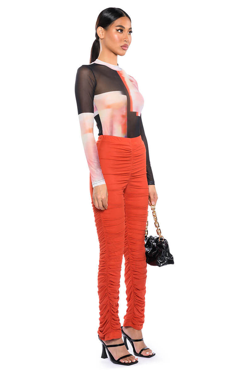 I WIN AGAIN STACKED WIDE LEG LEGGINGS