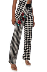 I WISH YOU ROSES STRAIGHT LEG KNIT PANT